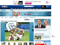 Bild zum Artikel: WM | Bilder des Tages Müller nach Crash blutüberströmt