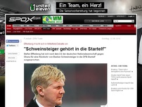 Bild zum Artikel: WM 2014: Effenberg: 'Schweinsteiger gehört in die Startelf'