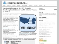 Bild zum Artikel: Arbeitserleichterung für die NSA: Deutscher Bundestag bezieht Internet von US-Anbieter Verizon