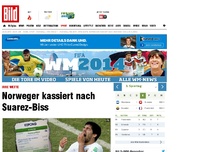 Bild zum Artikel: Irre Wette - Norweger kassiert nach Suarez-Biss