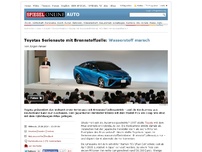 Bild zum Artikel: Erstes Brennstoffzellen-Serienauto: Toyota dampft davon