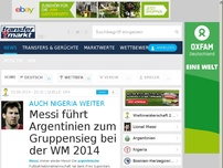 Bild zum Artikel: Lionel Messi führt Argentinien zum Gruppensieg bei der WM 2014