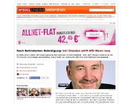 Bild zum Artikel: Nach Behinderten-Beleidigung: Uni Dresden wirft AfD-Mann raus
