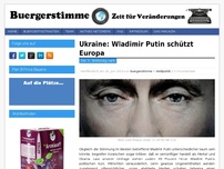Bild zum Artikel: Ukraine: Wladimir Putin schützt Europa