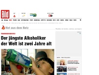 Bild zum Artikel: Trauriger Rekord! - Der jüngste Alkoholiker der Welt ist zwei Jahre alt