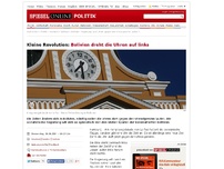 Bild zum Artikel: Kleine Revolution: Bolivien dreht die Uhren auf links