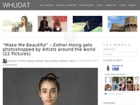 Bild zum Artikel: “Make Me Beautiful” – Esther Honig gets photoshopped by Artists around the world (22 Pictures)