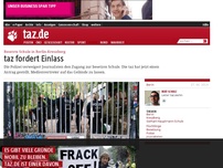 Bild zum Artikel: Besetzte Schule in Berlin-Kreuzberg: taz fordert Einlass