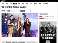 Bild zum Artikel: Wie rechts ist Andreas Gabalier?