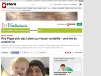 Bild zum Artikel: Allein mit drei Kindern: Wie Papa sich das Leben zu Hause vorstellte - und wie es wirklich ist