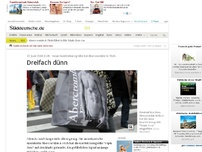 Bild zum Artikel: Neue Konfektionsgröße bei Abercrombie & Fitch: Dreifach dünn