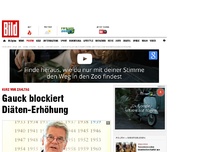 Bild zum Artikel: Kurz vor Zahltag - Gauck blockiert Diäten-Erhöhung