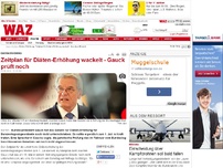 Bild zum Artikel: Bundespräsident Gauck blockiert Diäten-Erhöhung für Abgeordnete