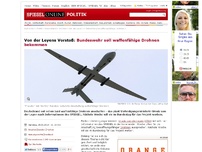 Bild zum Artikel: Von der Leyens Vorstoß: Bundeswehr soll bewaffnete Drohnen bekommen