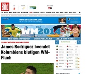 Bild zum Artikel: Wunderkind Rodriguez - Kolumbien-Star beendet blutigen WM-Fluch