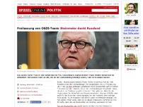 Bild zum Artikel: Freilassung von OSZE-Team: Steinmeier dankt Russland