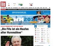 Bild zum Artikel: Uru-Präsident motzt - „Die Fifa ist ein Haufen alter Hurensöhne“