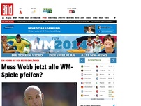 Bild zum Artikel: Schiri bester Engländer - Muss Webb jetzt alle WM-Spiele pfeifen?