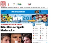 Bild zum Artikel: Nach Wut-Interview - Köln-Stars veräppeln Mertesacker