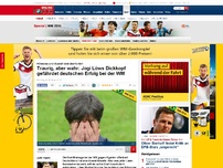 Bild zum Artikel: Nach Fast-Blamage gegen Algerien - Löws Dickkopf gefährdet deutschen Erfolg bei der WM