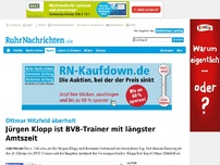 Bild zum Artikel: Jürgen Klopp ist BVB-Trainer mit längster Amtszeit