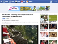 Bild zum Artikel: 106 Prozent Steigung - Die unglaublich steile Gelmerbahn im Kanton Bern 0 RANDOMNESS