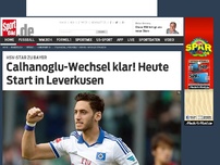 Bild zum Artikel: Calhanoglu wechselt vom HSV nach Leverkusen Hakan Calhanoglu (20) wechselt vom HSV zum Liga-Konkurrenten Bayer Leverkusen! Beide Vereine haben eine Einigung erzielt. »
