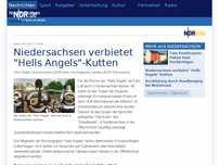 Bild zum Artikel: Niedersachsen verbietet 'Hells Angels'-Kutten