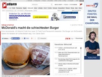Bild zum Artikel: Umfrage zu Fast-Food: McDonald's macht die schlechtesten Burger