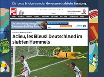 Bild zum Artikel: Adieu, les Bleus! DFB-Elf im siebten Hummels Chapeau, Deutschland! Jogis Jungs stehen nach einem 1:0 gegen Frankreich im WM-Halbfinale. Mats Hummels köpfte das Tor des Tages. »