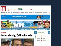 Bild zum Artikel: Viertelfinal-Zeugnis - BILD-Note 5 für Mesut Özil