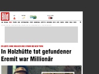 Bild zum Artikel: Bei New York - Tot aufgefundener Eremit war Millionär