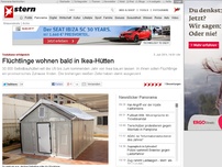 Bild zum Artikel: Testphase erfolgreich: Flüchtlinge wohnen bald in Ikea-Hütten