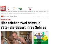 Bild zum Artikel: Zwei schwule Väter erleben Geburt ihres Sohnes