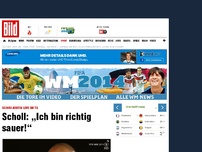 Bild zum Artikel: Schiri-Kritik live im TV - Scholl: „Ich bin richtig sauer!'