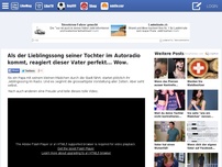 Bild zum Artikel: Als der Lieblingssong seiner Tochter im Autoradio kommt, reagiert dieser Vater perfekt... Wow. 0 NOTES