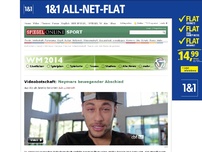 Bild zum Artikel: Videobotschaft: Neymars bewegender Abschied