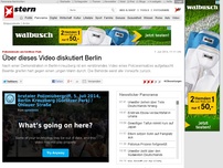 Bild zum Artikel: Polizeieinsatz in Kreuzberg: Über dieses Video diskutiert Berlin
