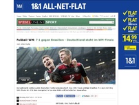 Bild zum Artikel: Fußball-WM: 7:1 gegen Brasilien - Deutschland steht im WM-Finale