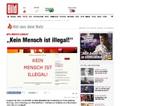 Bild zum Artikel: NPD-Website gehackt - „Kein Mensch ist illegal!“