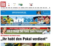 Bild zum Artikel: Der traurigste Fan - „Ihr habt den Pokal verdient“