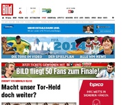 Bild zum Artikel: Zukunft von Miro Klose: - Macht unser Tor-Held doch weiter?