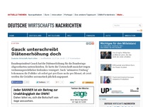 Bild zum Artikel: Gauck unterschreibt Diätenerhöhung doch