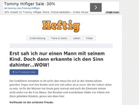 Bild zum Artikel: Erst sah ich nur einen Mann mit seinem Kind. Doch dann erkannte ich den Sinn dahinter…WOW!