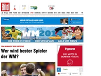 Bild zum Artikel: Fifa nominiert 4 Deutsche - Wer wird bester Spieler der WM?