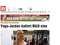 Bild zum Artikel: Promi-Boxen - Yoga-Jordan ballert BILD eine