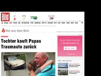 Bild zum Artikel: Rührend! - Tochter kauft Papas Traumauto zurück