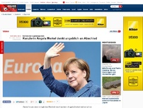 Bild zum Artikel: Wechselt die Kanzlerin schon 2016 den Posten? - CDU-Spitze: Freiwilliger Rücktritt 'reizt Merkel wirklich sehr'