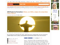 Bild zum Artikel: WM-Finale im Fernsehen: Wieso, zur Hölle, zeigen die ewig diese Jesus-Statue?