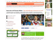 Bild zum Artikel: Interview mit Thomas Müller: 'Der Scheißdregg intressiert mi ned'